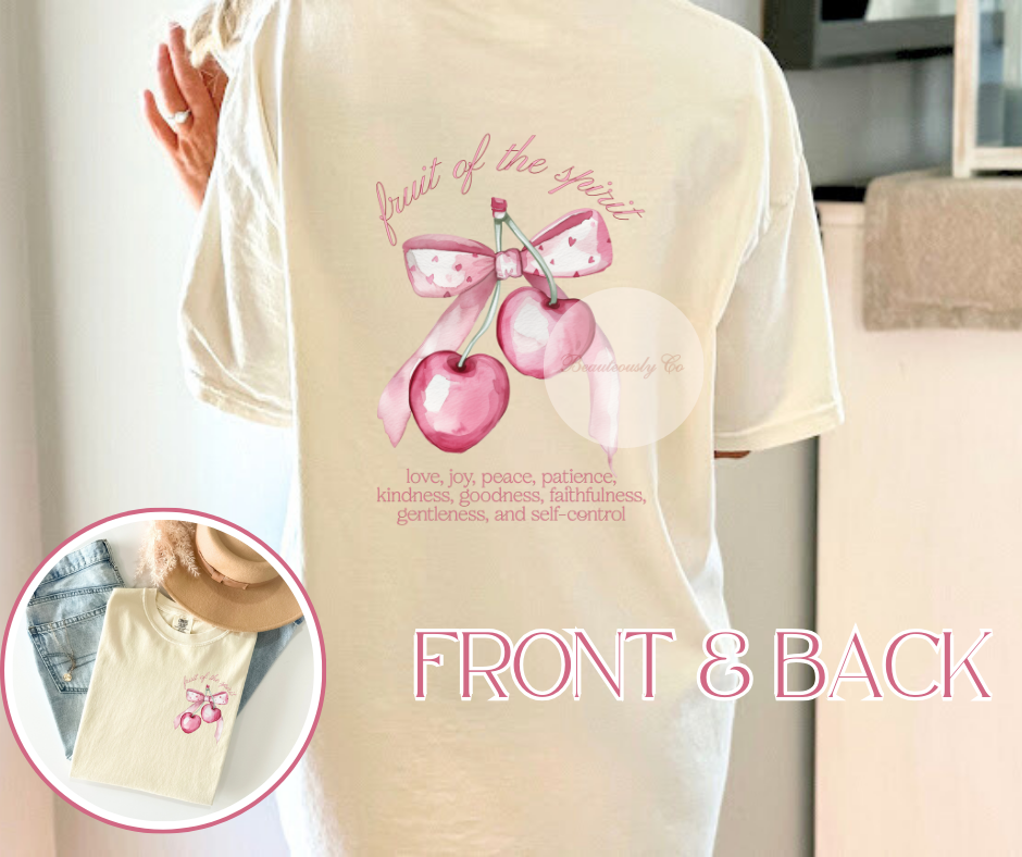 Fruit of the Spirit | Front & Back | Oversized